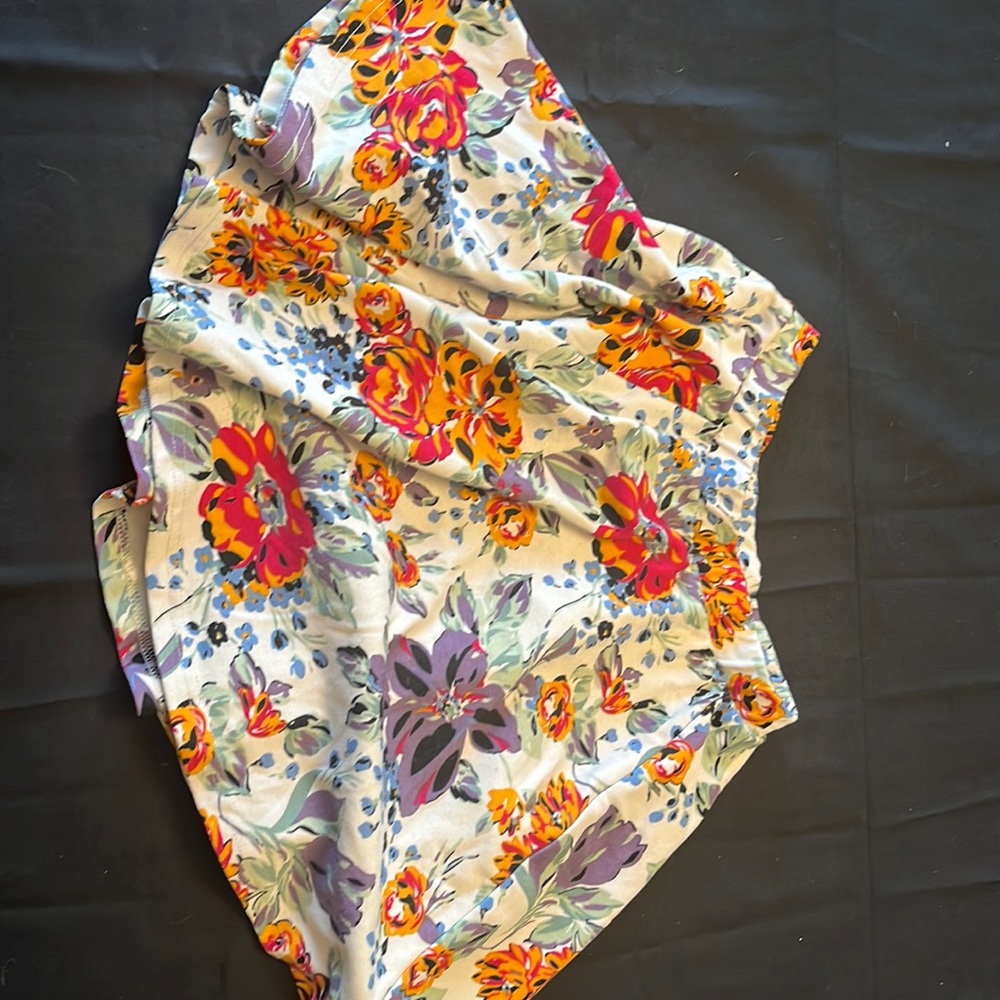 Foral cotton stretchy skirt size XS